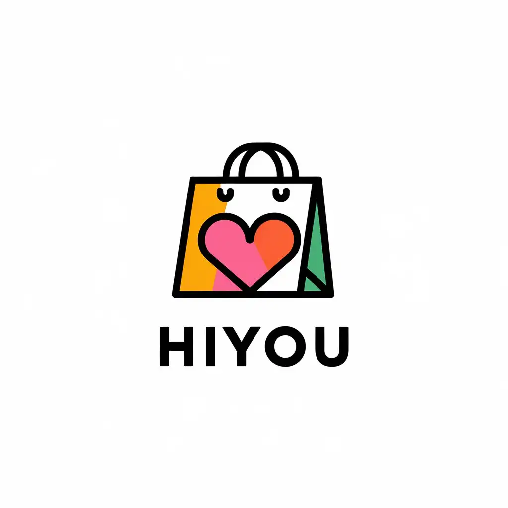 LOGO Design for HIYOU Minimalist Complex Vector Logo for Retail Industry with Clear Background