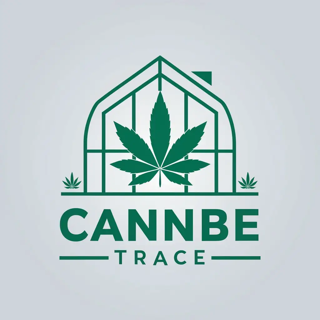 LOGO Design For CannBe Trace Greenhouse and Cannabis Inspired Logo