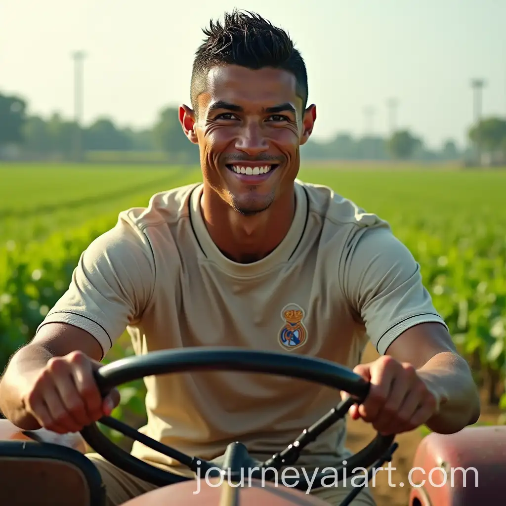 Cristiano-Ronaldo-Driving-a-Tractor-Through-Lush-Indian-Fields