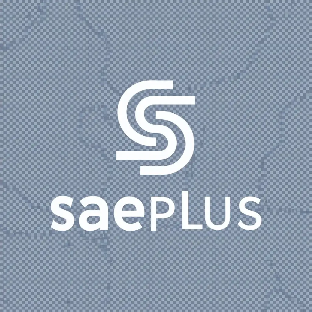 LOGO Design for Saeplus Minimalistic Vector Design with S Symbol for the Internet Industry