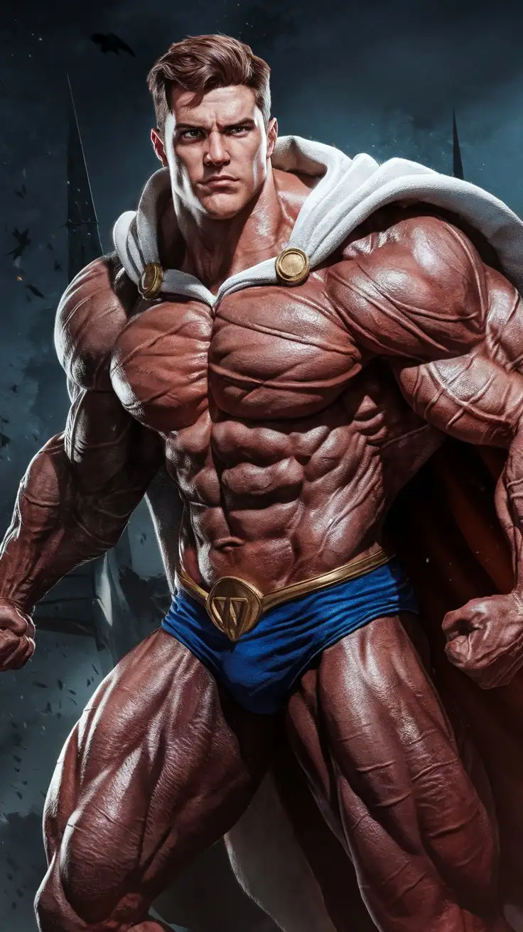 Young-Superhuman-Man-with-Incredible-Muscles-Ready-to-Battle-Evil