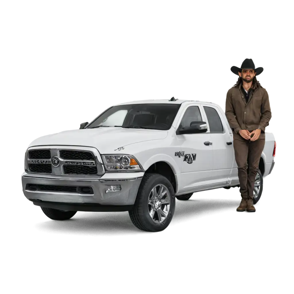 a Mexican in a Ram truck