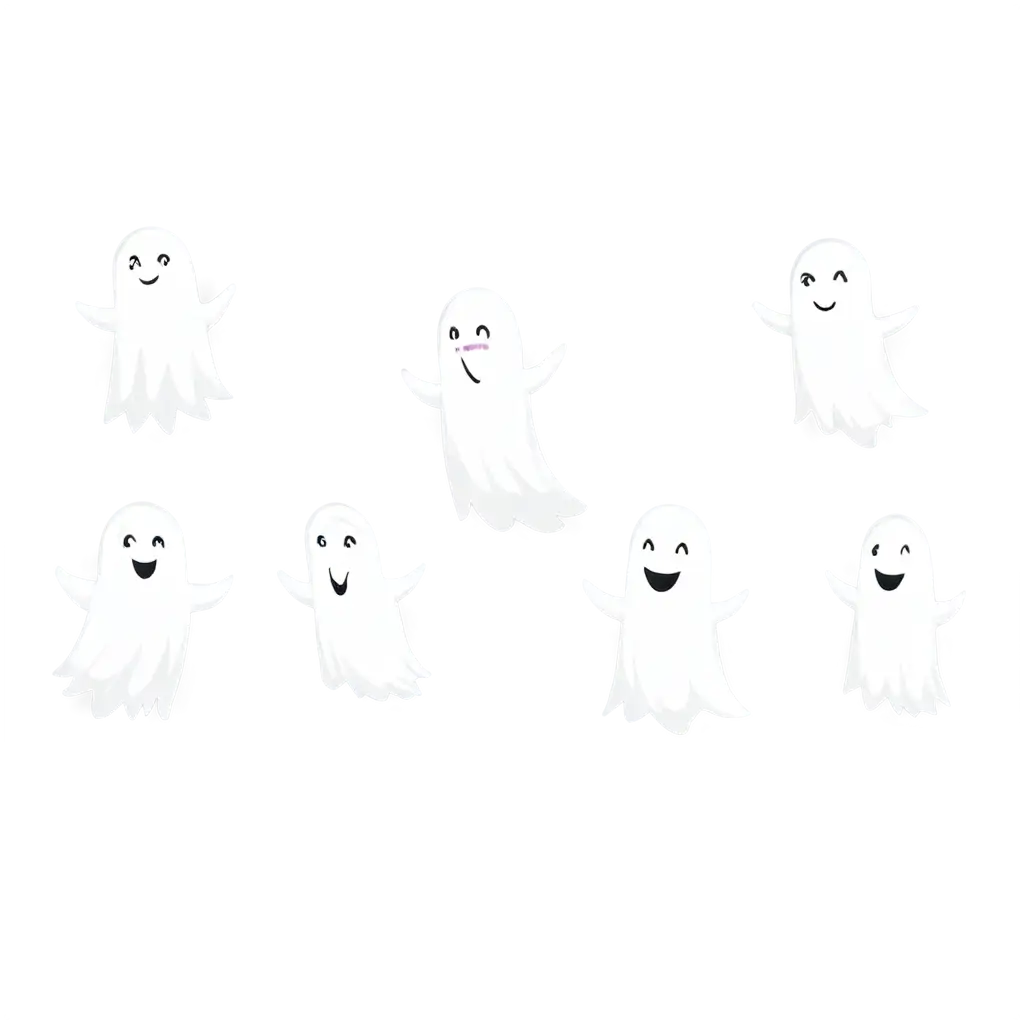 Kind-Ghosts-PNG-Image-Ethereal-Spirits-in-Gentle-Portrayal