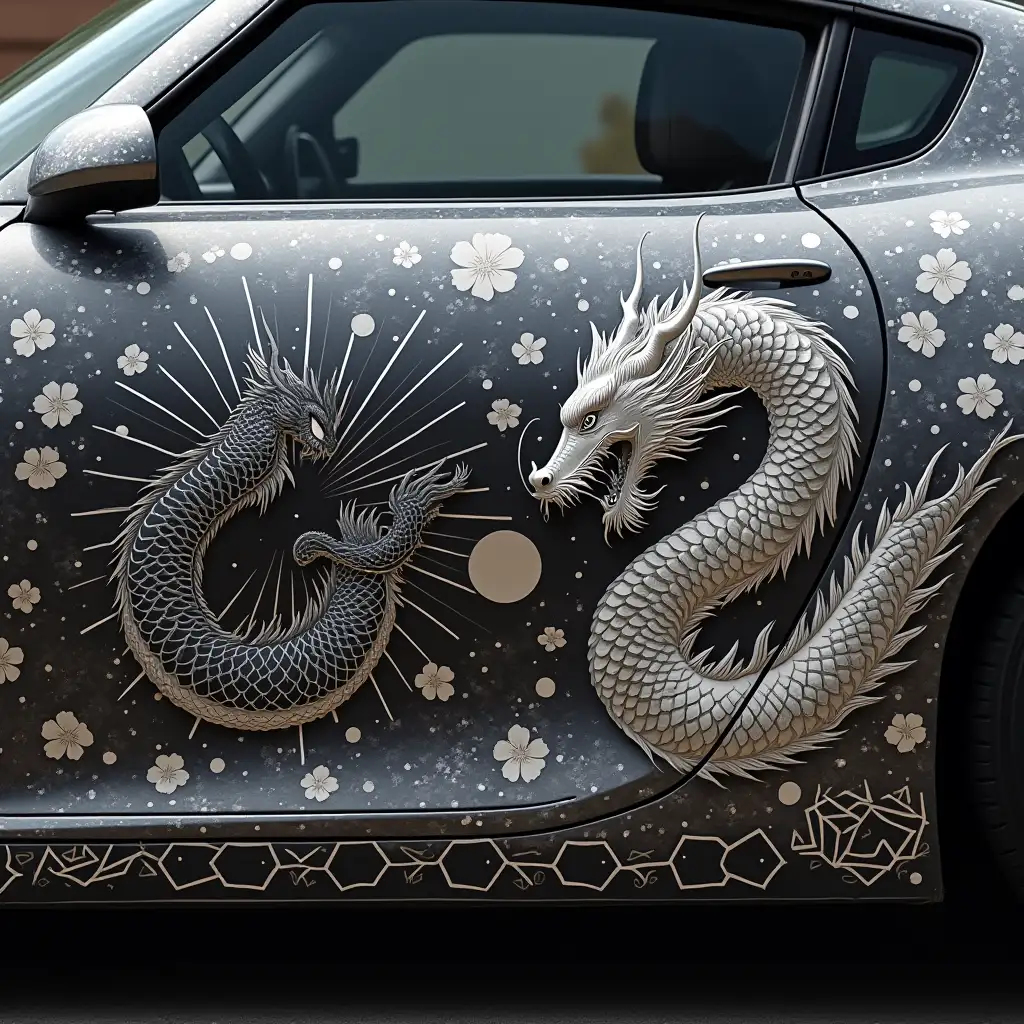 Dynamic-Dragon-and-SakuraInspired-Car-Livery-Design