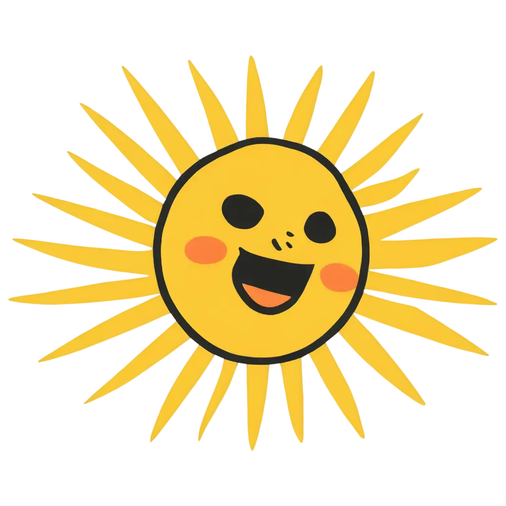 Sun-in-Face-Cartoon-Emoji-PNG-Vibrant-HighQuality-Image-for-Various-Uses