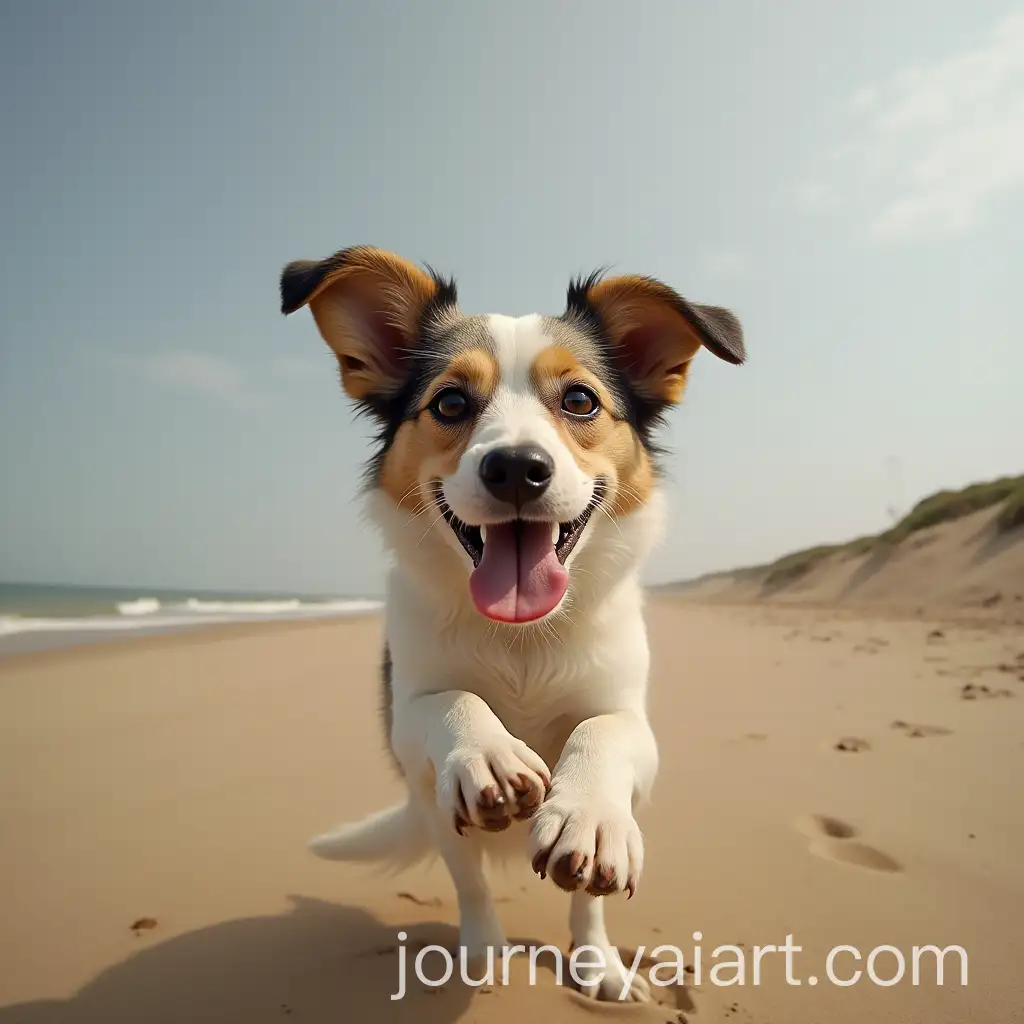 Playful-Dog-Leaping-in-the-Air