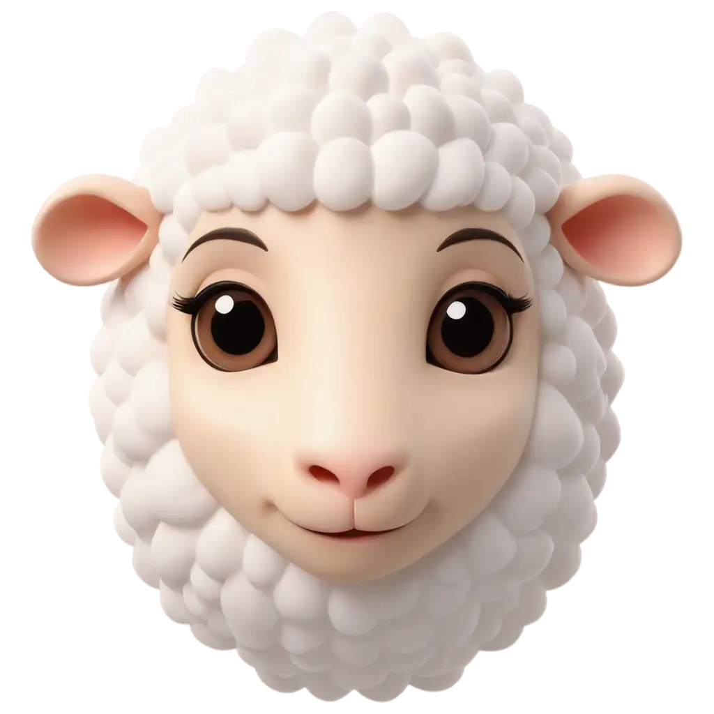 Adorable-3D-Sheep-PNG-Create-a-Cute-and-Versatile-HeadOnly-Image