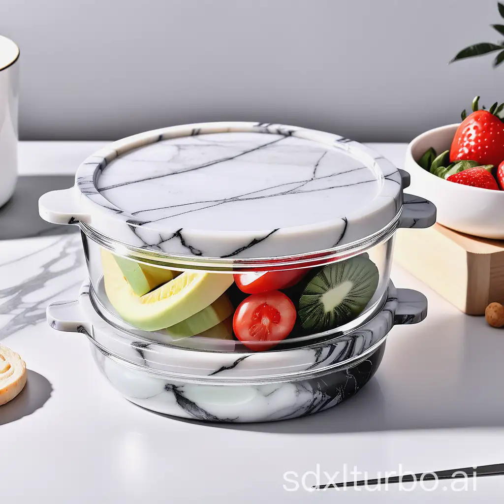 Elegant-Glass-Food-Container-with-Marble-Lid