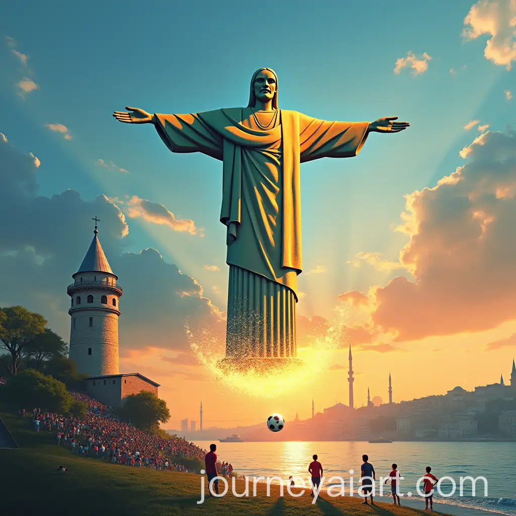 Iconic-Landmarks-Football-Match-Christ-the-Redeemer-and-Maidens-Tower
