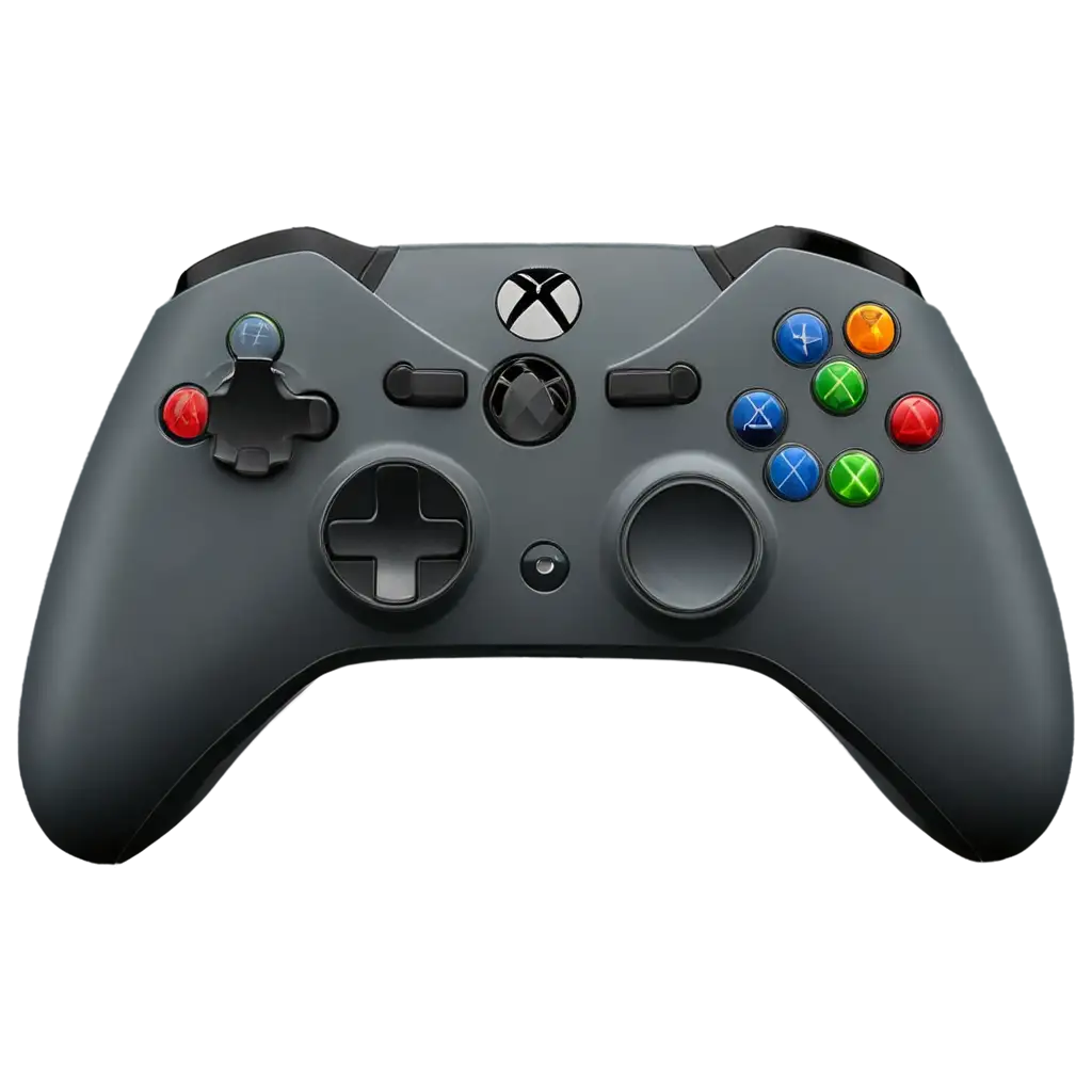 HighQuality-Xbox-Controller-PNG-Image-for-Digital-Design-and-Gaming-Projects