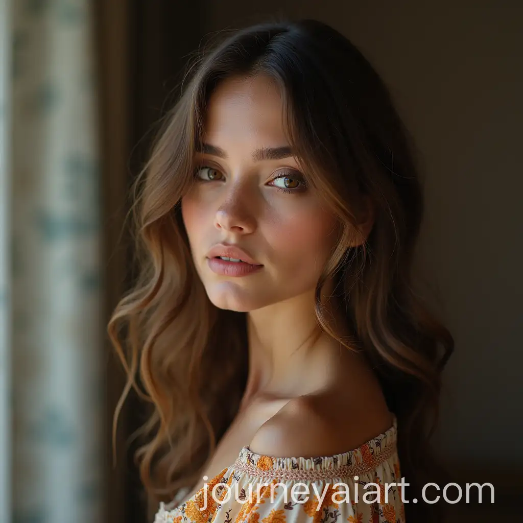 Portrait-of-a-Woman-in-Neutral-Tones-with-Soft-Lighting