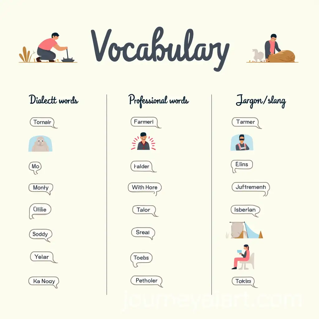 Infographic-Showing-Nonstandard-Kazakh-Vocabulary-Categories-Dialect-Professional-and-Slang