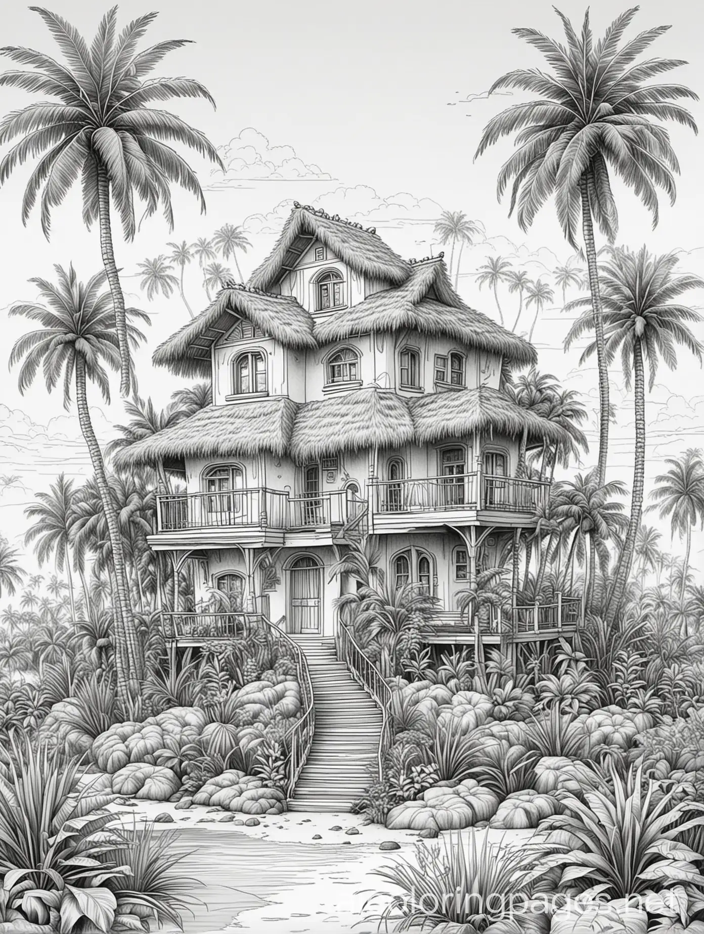 Fantasy-Palm-Island-Coloring-Page-for-Kids