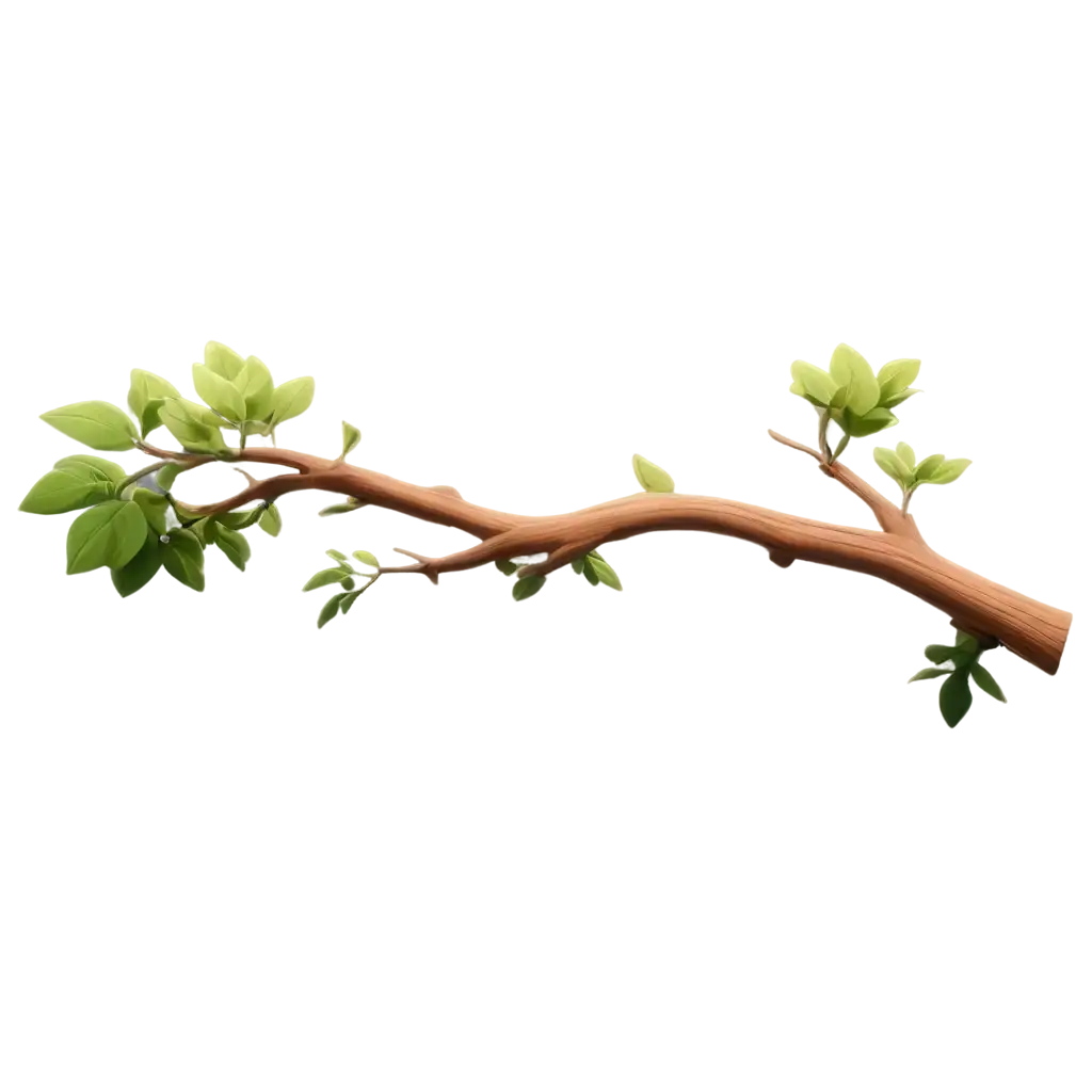 3D-Pixar-Style-Tree-Branch-PNG-HighQuality-Image-for-Digital-Design