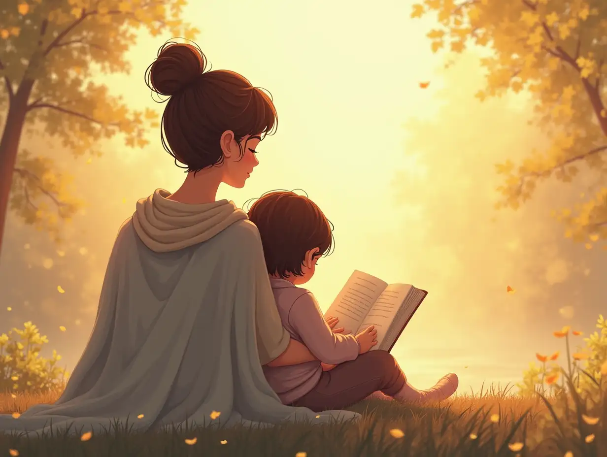 Parent-and-Neurodivergent-Child-Sharing-a-Serene-Moment-Together