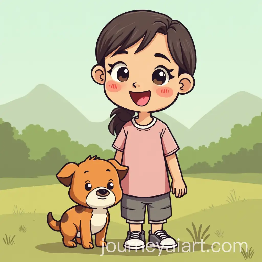 Cartoon-Image-of-a-Regional-Mother-in-a-Family-Setting