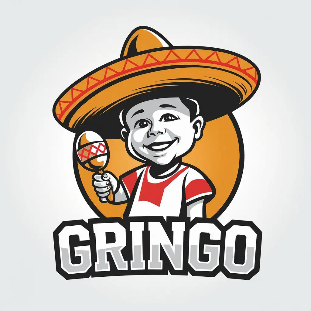 LOGO Design for Gringo White Boy in Mexico with a Complex and Bold Theme for Restaurant Industry