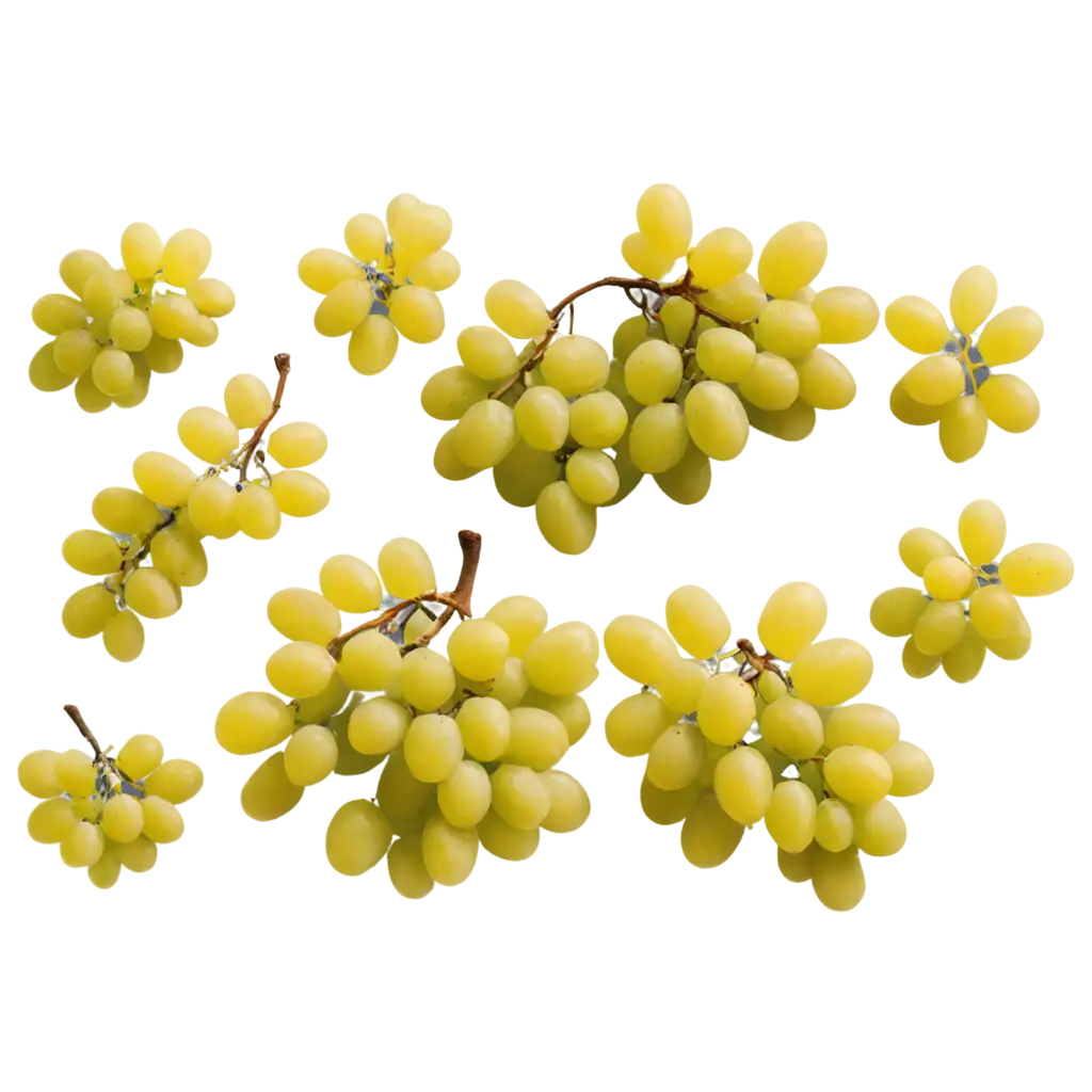 HighQuality-PNG-Image-of-White-Grapes-Top-View-for-Culinary-and-Decorative-Use