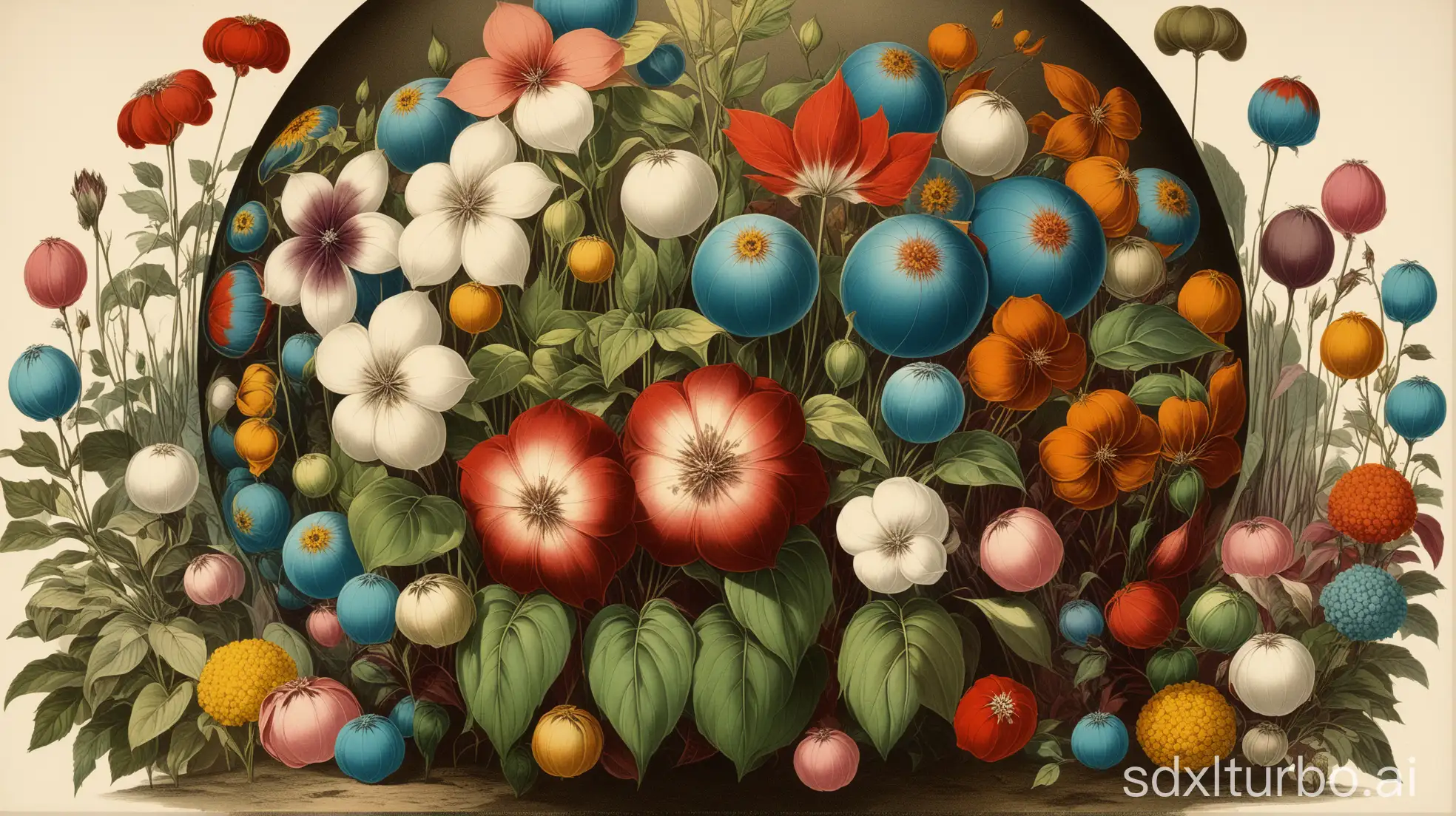 HighResolution-Lithography-of-Multicolored-Cotton-Plants-and-Flowers-in-Spherical-Shape