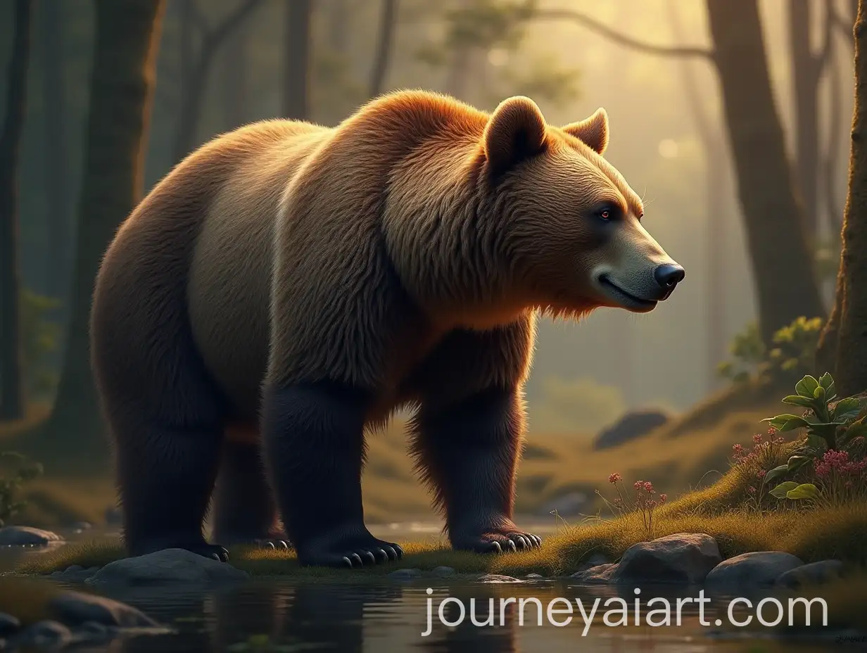 Photorealistic-Bear-in-Nature