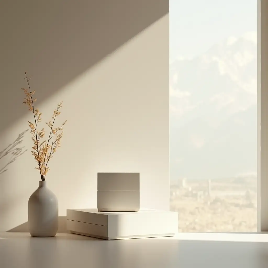 Minimalist-HighEnd-Packaging-Box-on-Sleek-Table-with-Natural-Sunlight