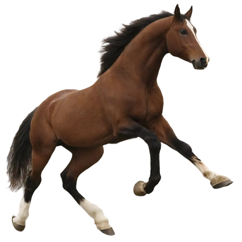 HighQuality-PNG-Image-of-a-Running-Horse-Enhance-Your-Projects-with-Clear-and-Detailed-Visuals