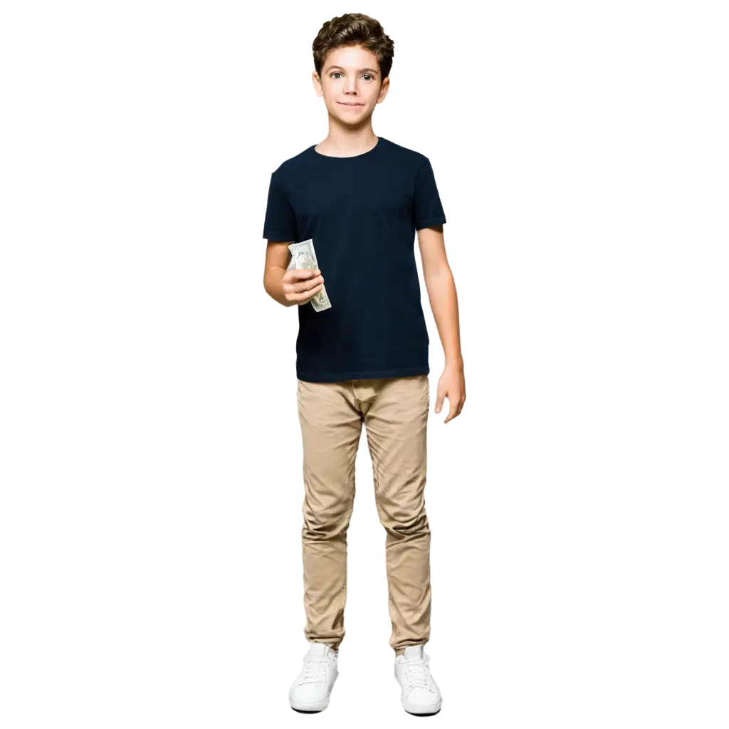 Realistic-Greek-Boy-Holding-Money-PNG-HighQuality-Image-for-Various-Uses