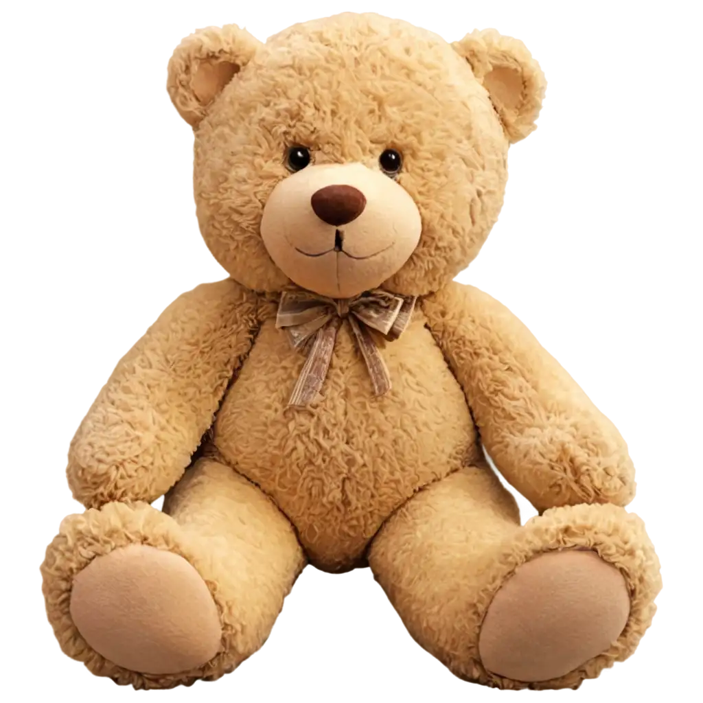 Adorable-Sitting-Teddy-Bear-PNG-Image-Capturing-Cuteness-in-High-Quality