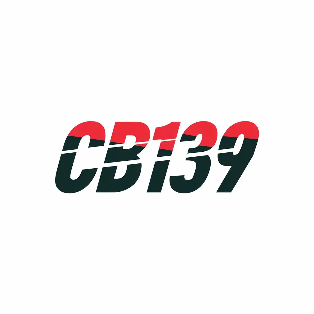 LOGO Design for CB139 Bold Red Black White Gradient with Motion Elements for Sports Fitness