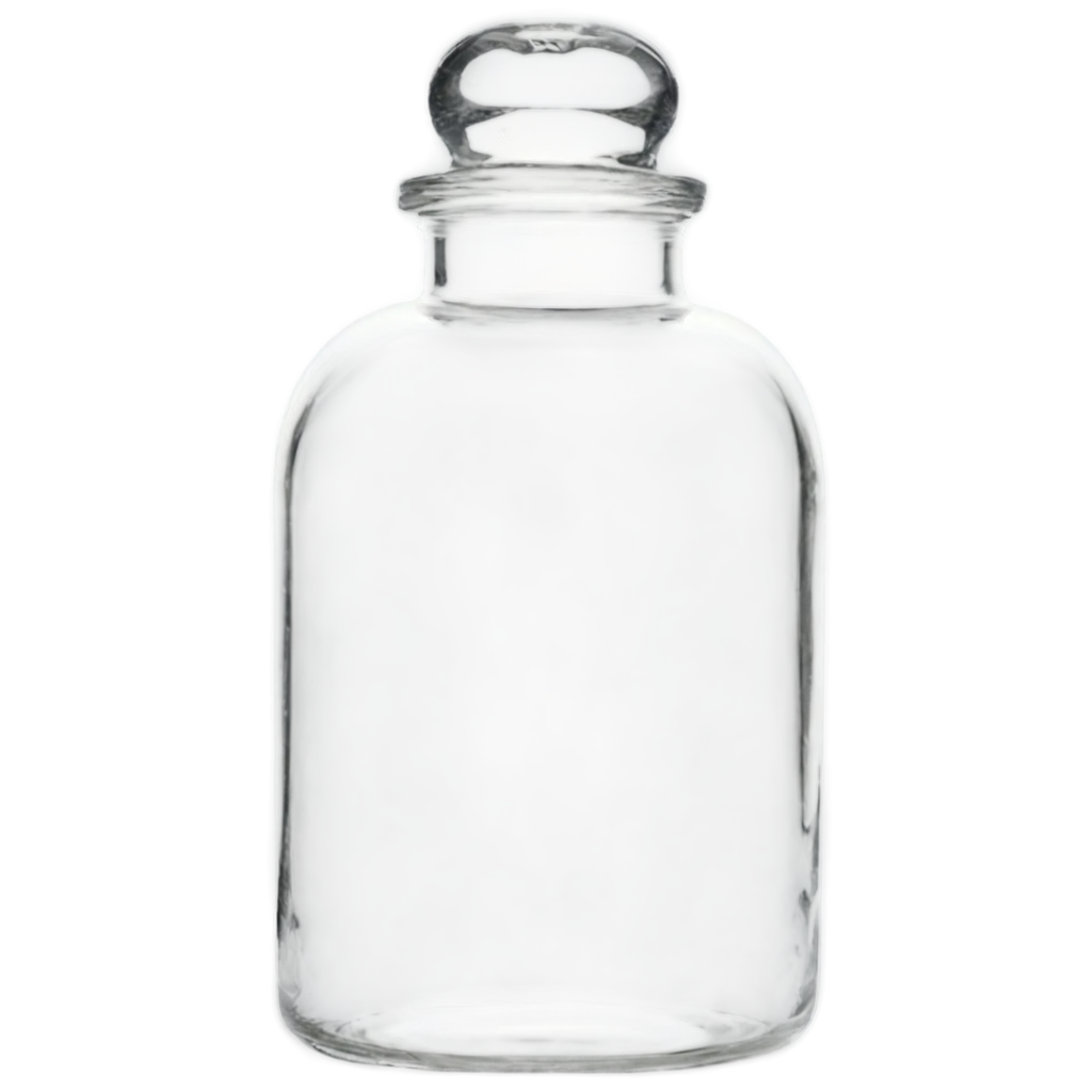 Clear-Glass-Jar-PNG-Image-for-Versatile-Digital-Use