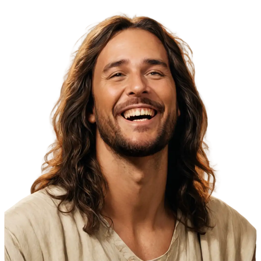 Laughing-Hard-Face-of-Jesus-PNG-HighQuality-Image-for-Digital-Art-and-Design-Projects