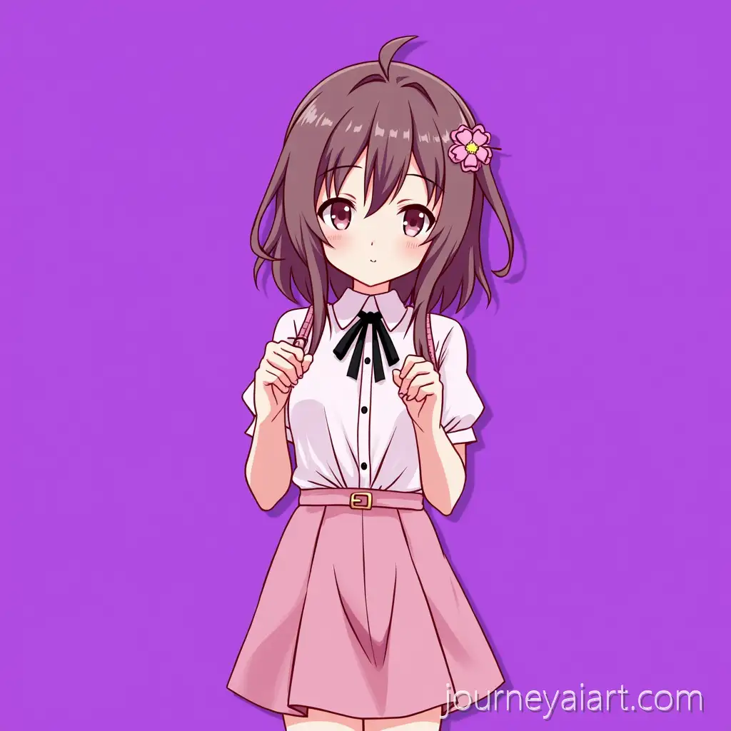 Anime-Girl-with-Purple-Background