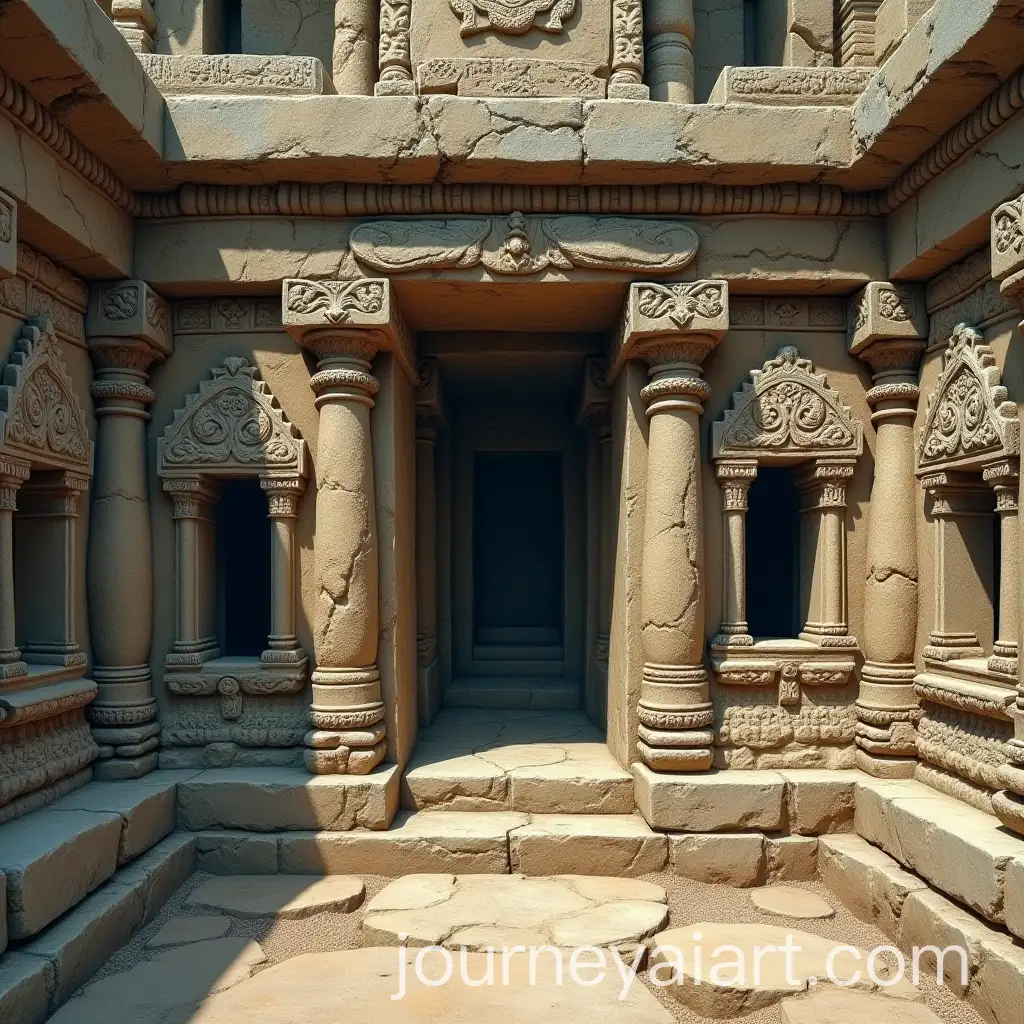 Intricately-Carved-Stone-Structure-at-an-Ancient-Archaeological-Site