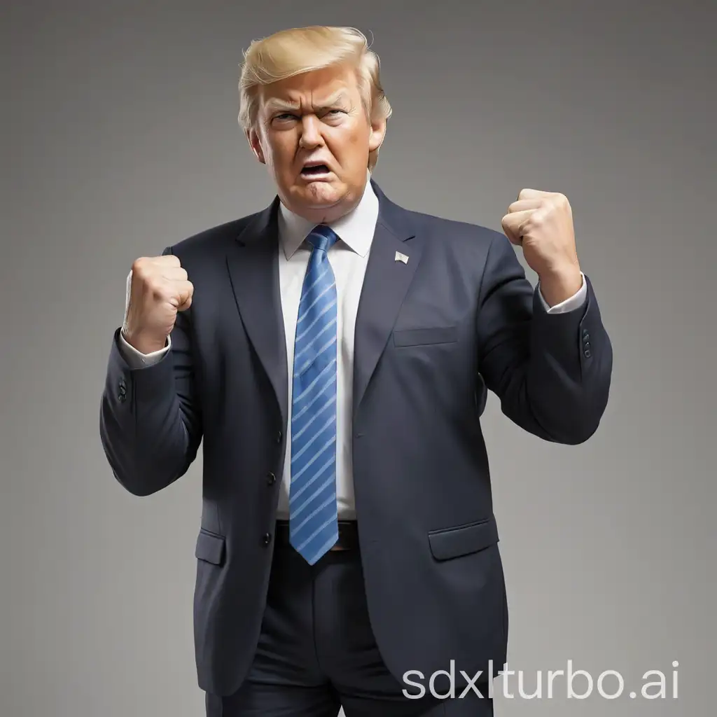 Trump-Standing-Tall-Showing-Fist-Meme