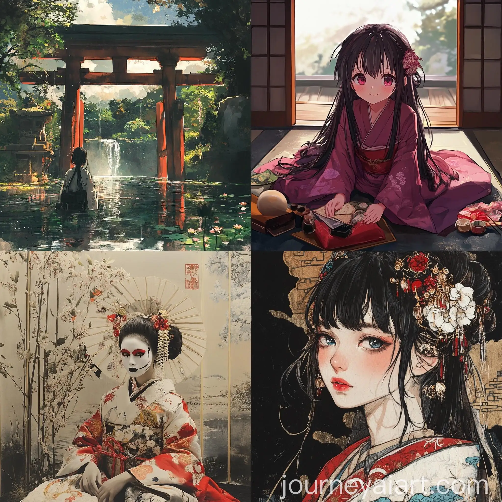Young-Girl-with-Realistic-Anime-Style-in-Martial-Arts-Pose