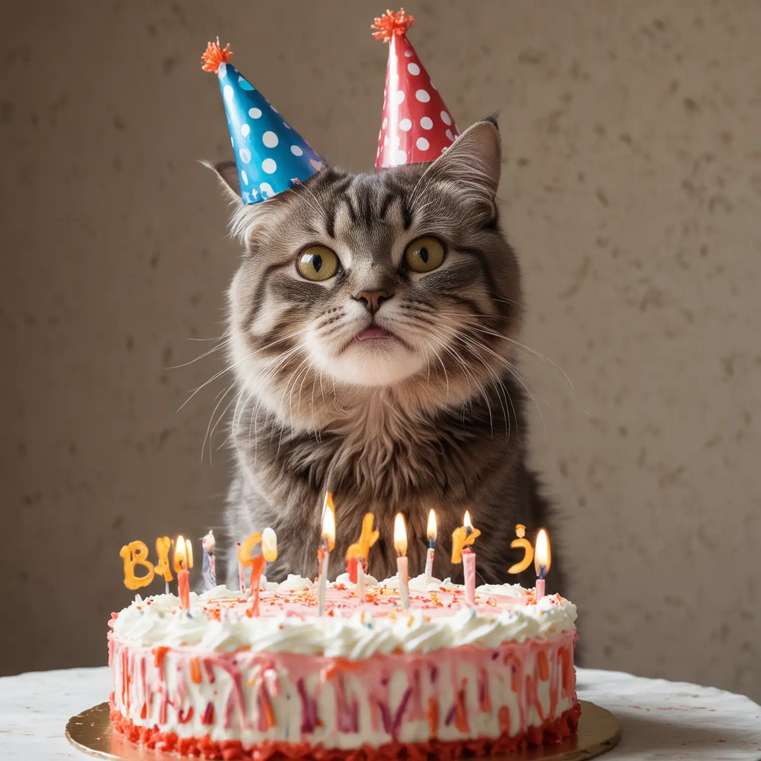 Celebrating Cat Birthday Party