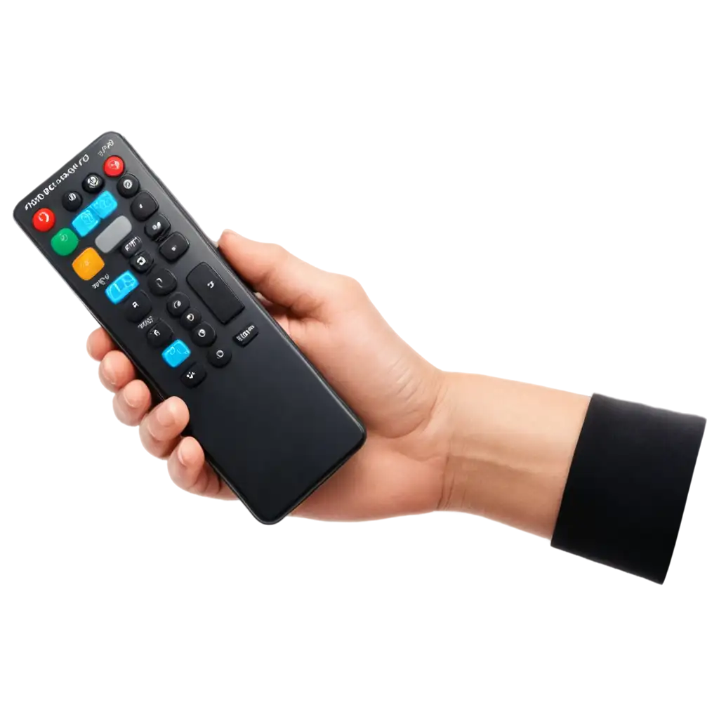 TV-Remote-with-Oil-PNG-HighQuality-Image-for-Diverse-Uses