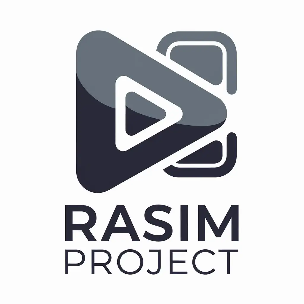 LOGO Design For Rasim Project Video Content Symbol in Events Industry