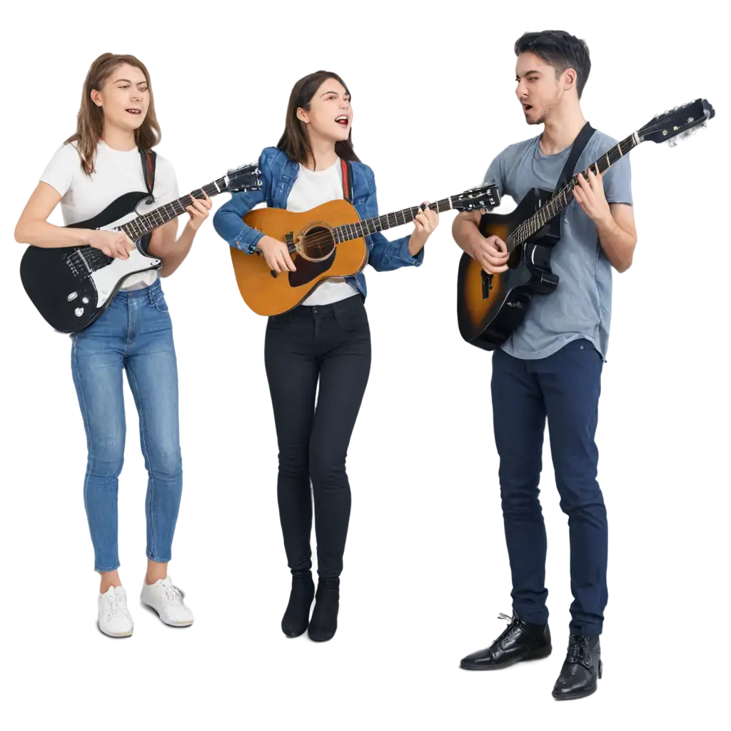 Young-People-Playing-Guitar-and-Singing-Together-PNG-Image-for-Creative-Collaborations