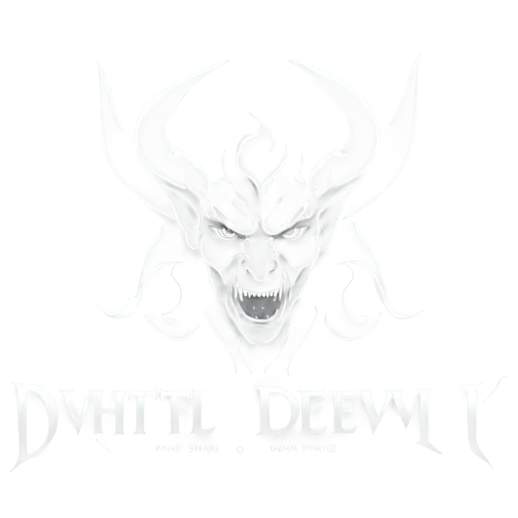 White-Devil-Name-Logo-PNG-Elevate-Your-Brand-Identity-with-a-HighQuality-Image