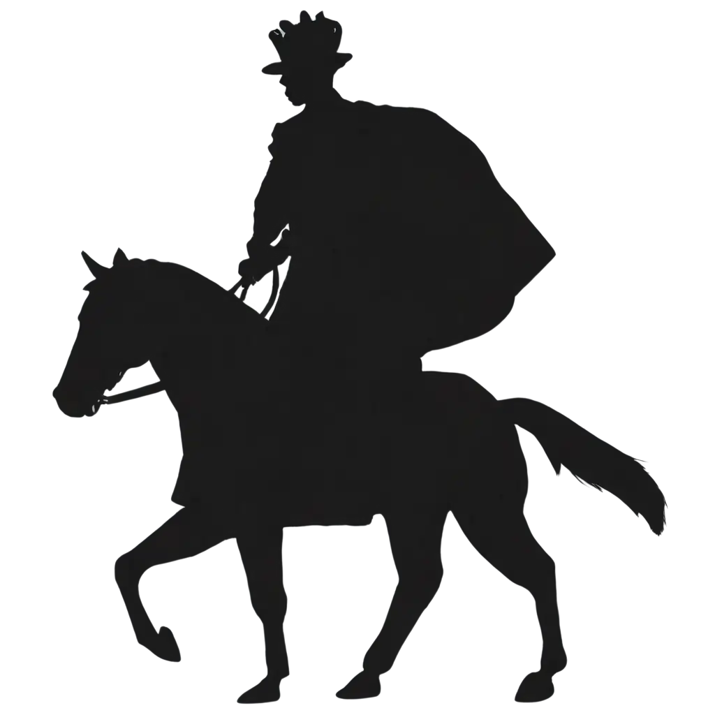 Abstract-Silhouette-of-a-King-RidingPNG-Image-Optimization-a-Horse-HighQuality-PNG-Image-for-Creative-Use