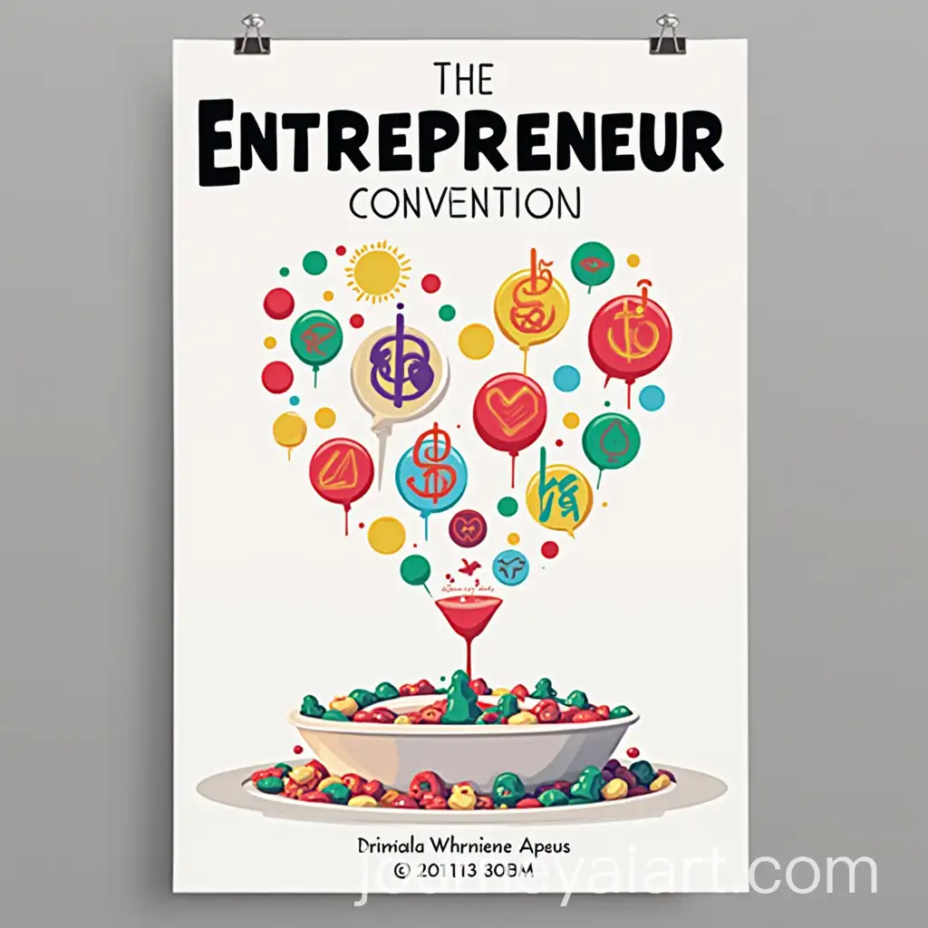 Entrepreneur-Convention-Poster-with-V-Logo-Design