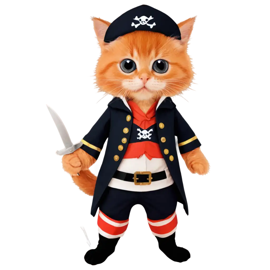 CutePNG-Image-Usage-Scenarios-Orange-Tabby-Pirate-Cat-PNG-Image-Transparent-Background-with-Eyepatch-and-Sword