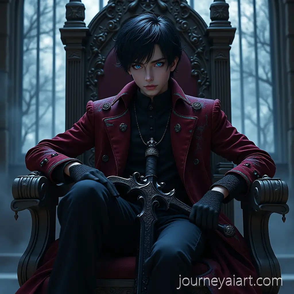 Gothic-Cursed-Prince-with-Black-Stone-Sword-in-Regal-Victorian-AttGothic-cursed-princeire