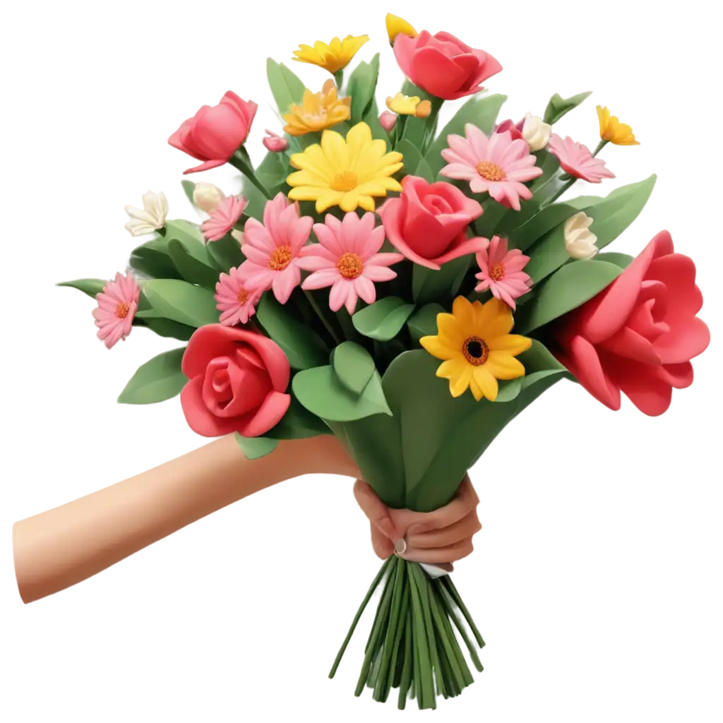 3d flower bouquet