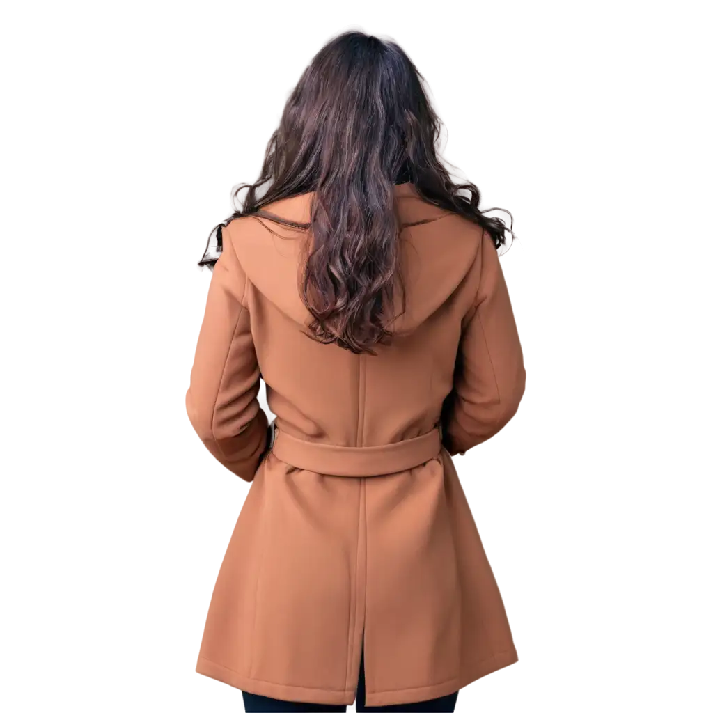 Silhouette-of-a-Girl-in-a-Winter-Coat-HighQuality-PNG-Image-for-Versatile-Use