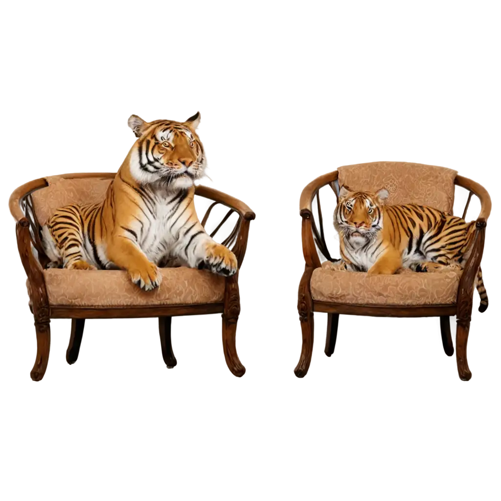 Stunning-Tiger-on-Chairs-PNG-Image-for-Clear-HighQuality-Visuals