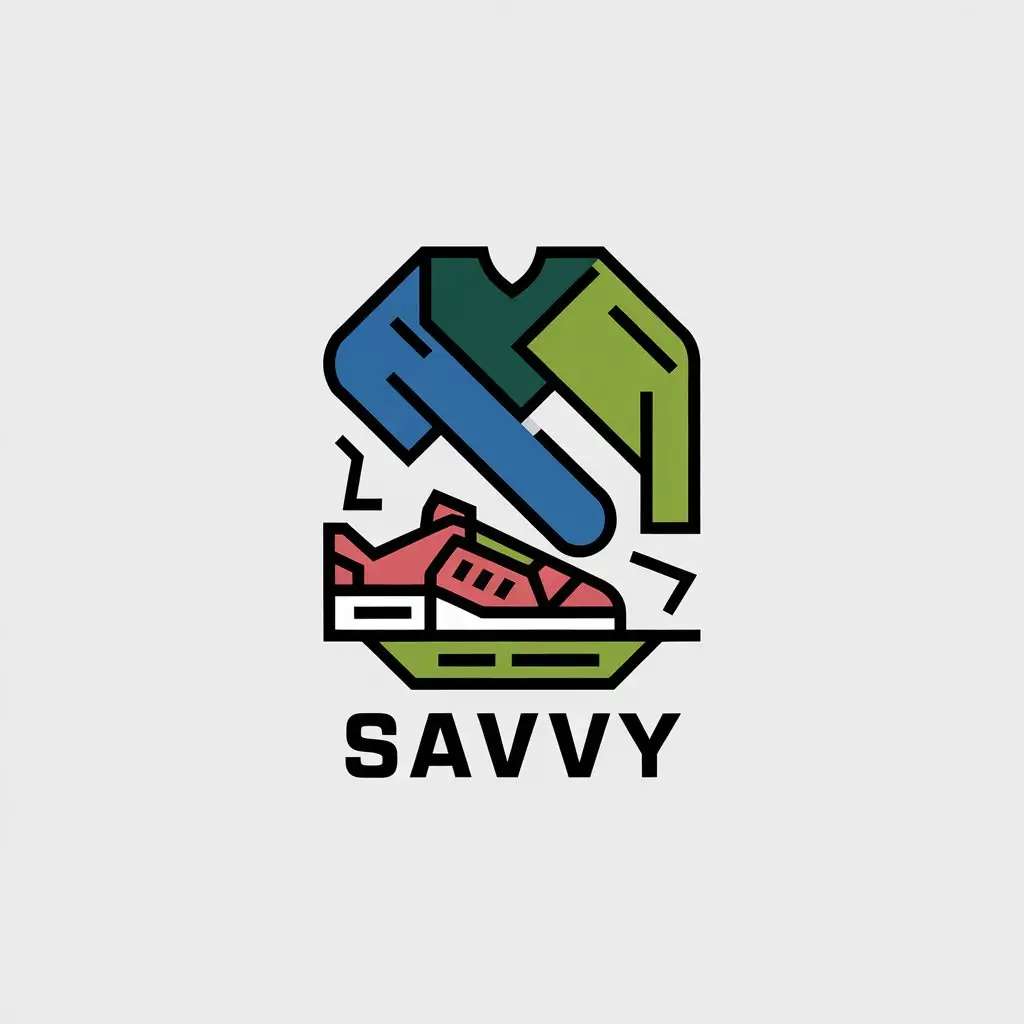 LOGO Design for Savvy Clothing Shoes with Sports Fitness Theme