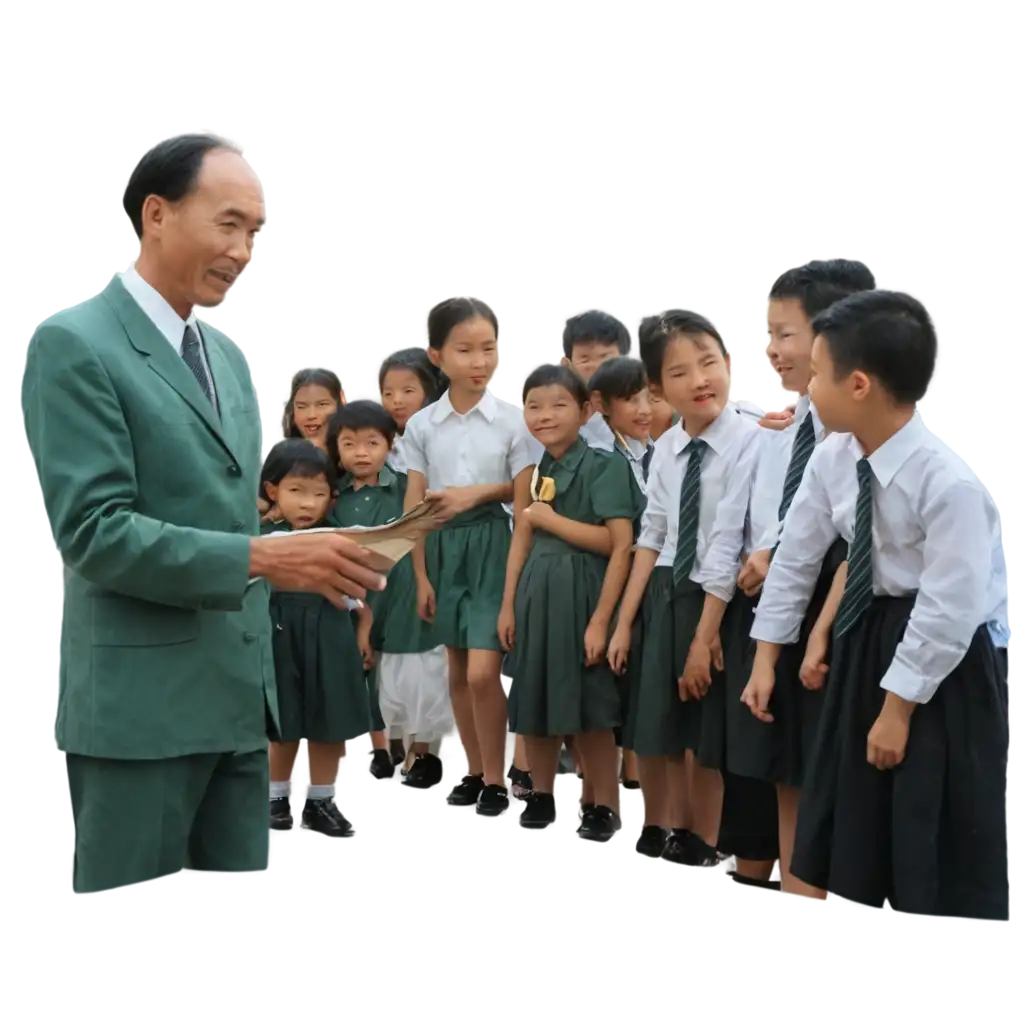 Ho-Chi-Minh-and-Pupils-PNG-Image-Capturing-Historical-and-Educational-Moments-in-HighQuality-Format