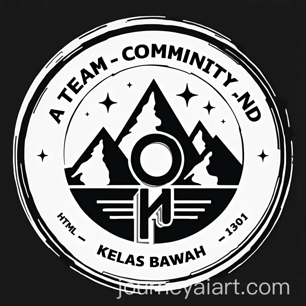 Futuristic-Tech-Community-Logo-with-Coding-Symbol-and-Mountains